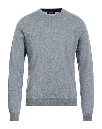 ALPHA STUDIO Jumper Light blue 50% Viscose, 16% Nylon, 14% Wool, 11% Cashmere, 9% Polyester