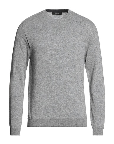 ALPHA STUDIO Jumper Grey 50% Viscose, 16% Nylon, 14% Wool, 11% Cashmere, 9% Polyester