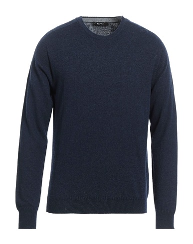 ALPHA STUDIO Sweater Midnight blue 50% Viscose, 16% Nylon, 14% Wool, 11% Cashmere, 9% Polyester