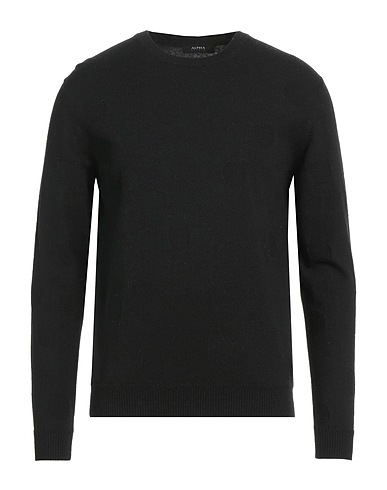 ALPHA STUDIO Pullover Nero 50% Viscosa, 16% Nylon, 14% Lana, 11% Cachemire, 9% Poliestere
