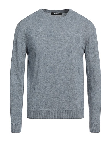 ALPHA STUDIO Pullover Blu chiaro 50% Viscosa, 16% Nylon, 14% Lana, 11% Cachemire, 9% Poliestere