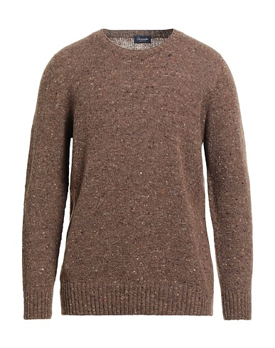 DRUMOHR Jumper Light brown 68% Virgin Wool, 29% Cashmere, 3% Polyamide