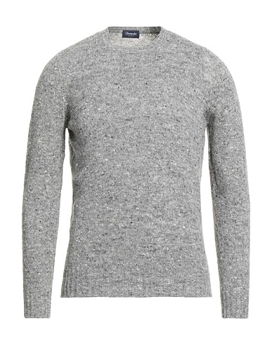 DRUMOHR Sweater Grey 68% Virgin Wool, 29% Cashmere, 3% Polyamide