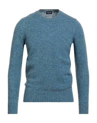 DRUMOHR Jumper Light blue 68% Virgin Wool, 29% Cashmere, 3% Polyamide