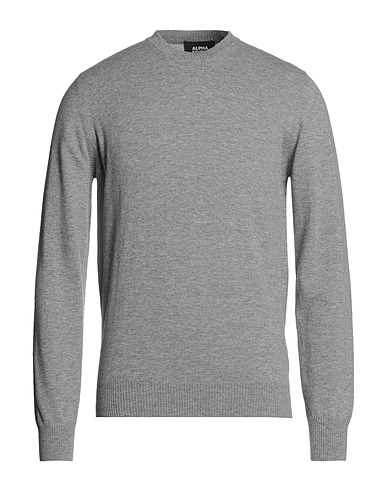 ALPHA STUDIO Sweater Grey 100% Wool