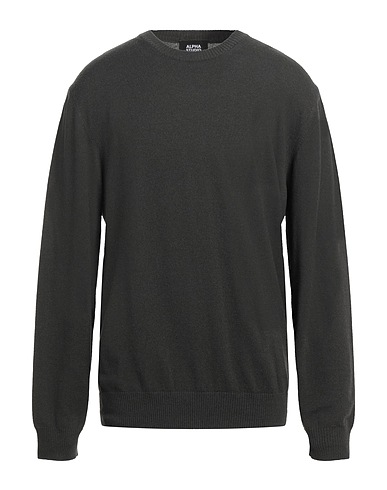 ALPHA STUDIO Pullover Verde scuro 100% Lana