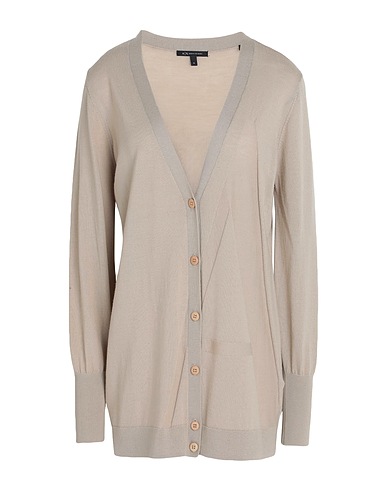 ARMANI EXCHANGE Cardigan Sand 100% Virgin Wool, Wool, Elastane, Polyamide