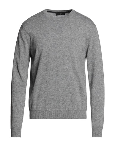 ALPHA STUDIO Jumper Grey 50% Viscose, 16% Nylon, 14% Wool, 11% Cashmere, 9% Polyester