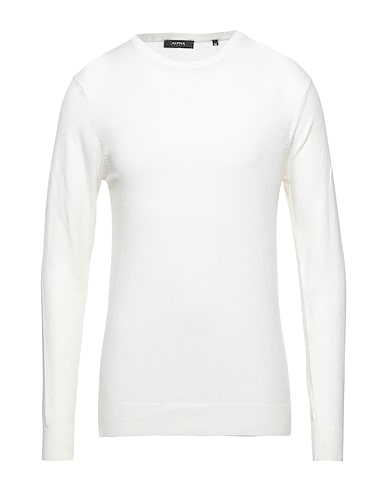 ALPHA STUDIO Jumper White 70% Viscose, 30% Polyamide