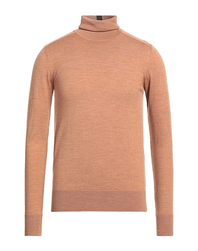 PATRIZIA PEPE Polo neck Camel 100% Wool