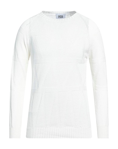 ALPHA STUDIO Jumper White 45% Acrylic, 40% Baby alpaca wool, 15% Wool