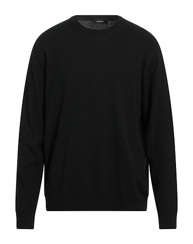 ALPHA STUDIO Pullover Nero 50% Viscosa, 16% Nylon, 14% Lana, 11% Cachemire, 9% Poliestere