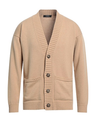 ALPHA STUDIO Cardigan Sand 35% Polyamide, 30% Wool, 20% Viscose, 15% Cashmere