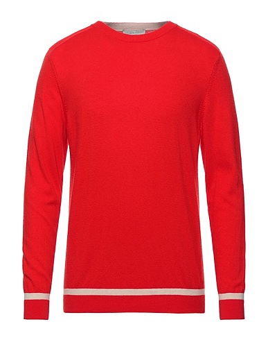DIKTAT Jumper Red 80% Lambswool, 20% Polyamide