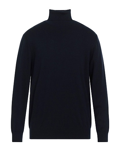 DIKTAT Polo neck Midnight blue 40% Viscose, 30% Polyamide, 25% Acrylic, 5% Cashmere