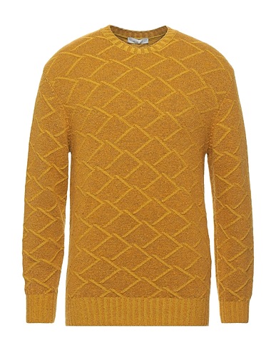 DIKTAT Sweater Mustard 38% Wool, 34% Acrylic, 26% Polyamide, 2% Elastane