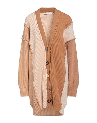 JUCCA Cardigan Camel 70% Virgin Wool, 15% Mohair wool, 9% Polyamide, 6% Wool