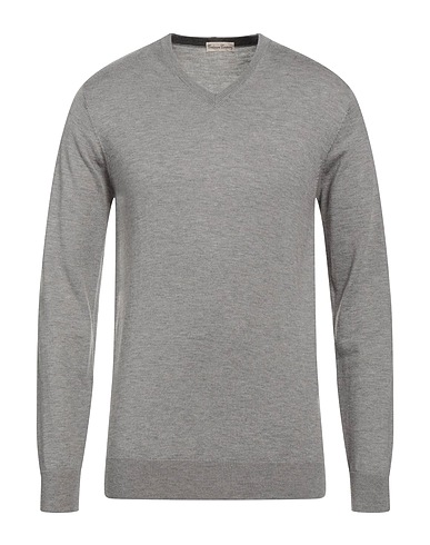 CASHMERE COMPANY Sweater Grey 40% Wool, 30% Cashmere, 15% Nylon, 15% Silk
