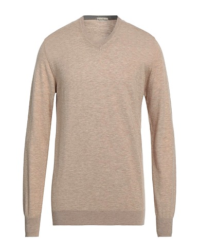 CASHMERE COMPANY プルオーバー ベージュ ウール 40% / カシミヤ 30% / ナイロン 15% / シルク 15%