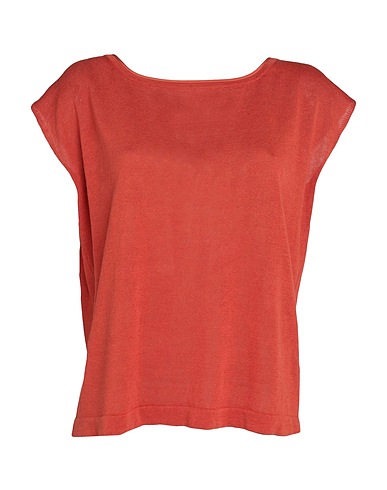 ACCUÀ by PSR Jumper Salmon pink 60% Linen, 40% Cotton, Silk, Elastane