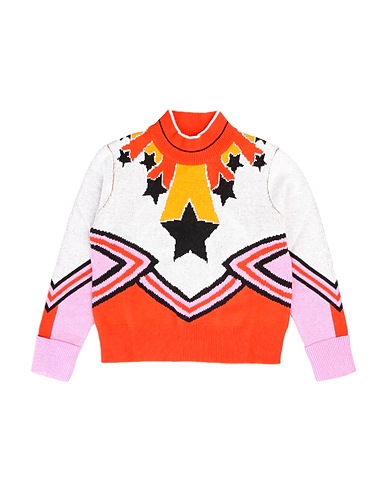 STELLA McCARTNEY KIDS Polo neck Pink 45% Viscose, 30% Polyamide, 20% Cotton, 5% Wool