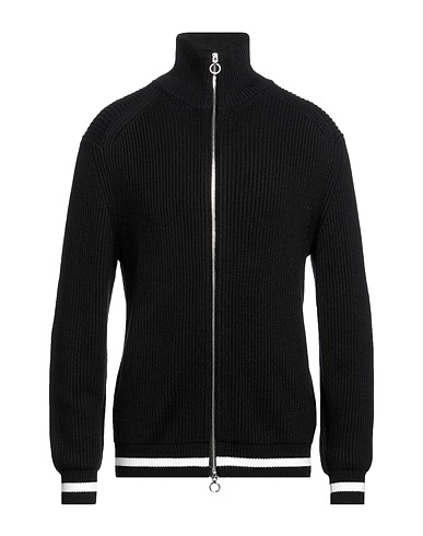 ARMANI EXCHANGE Pullover mit Zipper  Schwarz 35% Baumwolle, 33% Schurwolle, 32% Acryl