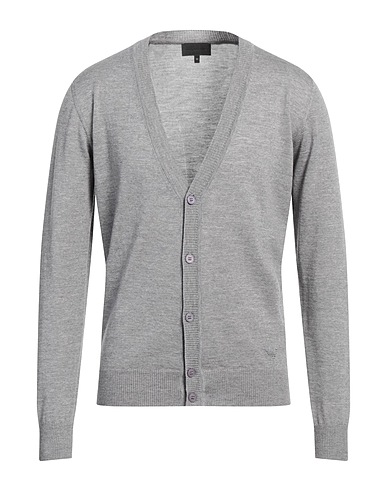 EMPORIO ARMANI Cardigan Light grey 100% Virgin Wool