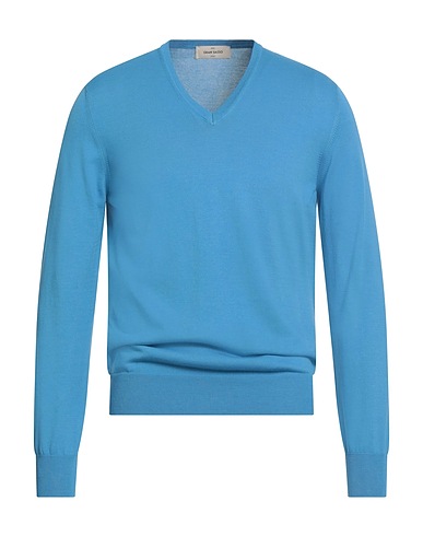 GRAN SASSO Pullover Celeste 100% Cotone
