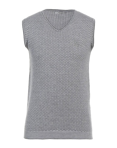 KANGRA Sleeveless sweater Grey 100% Merino Wool
