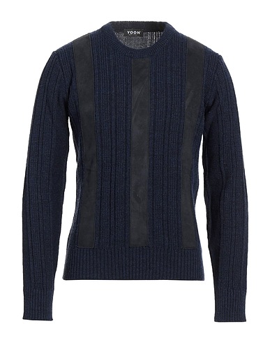 YOON Pullover Blau 75% Acryl, 25% Schurwolle