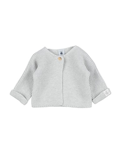 PETIT BATEAU Cardigan Grigio 100% Cotone
