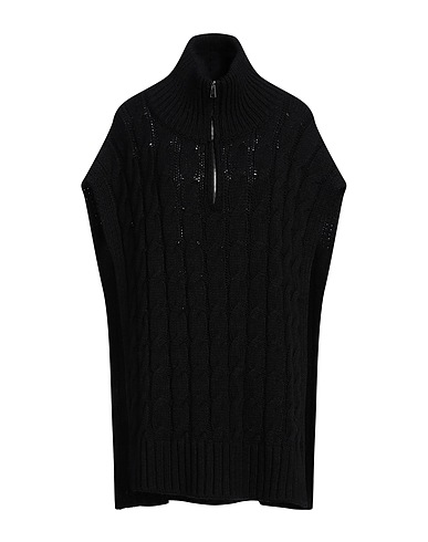 19.70 NINETEEN SEVENTY Cape Schwarz 50% Schurwolle, 50% Acryl