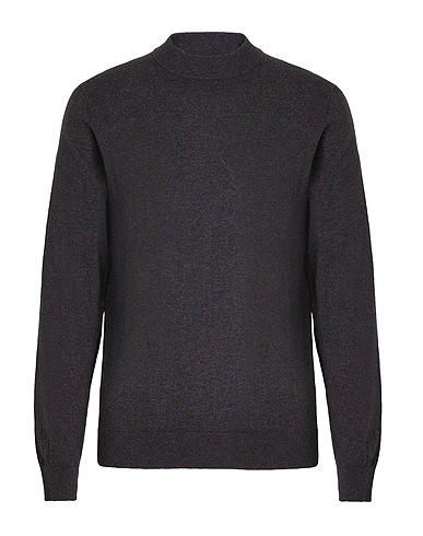 8 by YOOX Sweater ORGANIC COTTON-CACHEMERE BLEND KNITWEAR L/SLEEVE T-SHIRT Lead 95% Organic cotton, 5% Cashmere