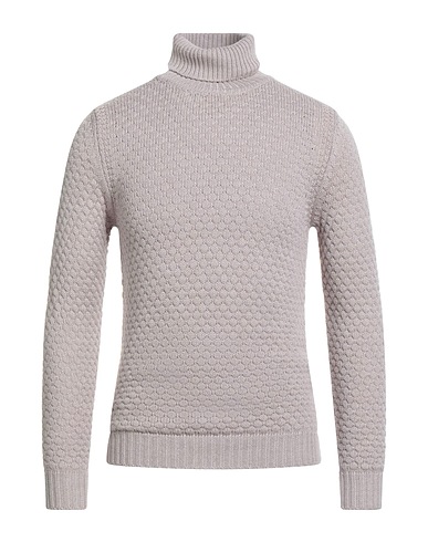 RAKKÌ WEAR Turtleneck Light grey 100% Merino Wool