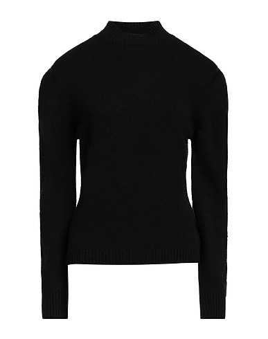 LE CIVIQUE Polo neck Black 62% Acrylic, 30% Nylon, 8% Wool