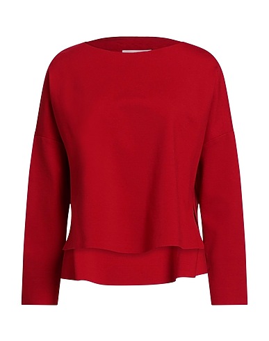 LIVIANA CONTI Jumper Brick red 68% Viscose, 27% Polyamide, 5% Elastane