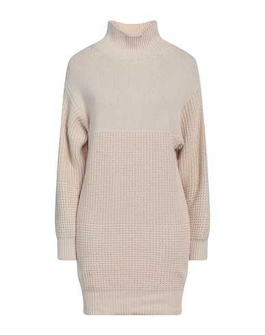 N.O.W. ANDREA ROSATI CASHMERE Polo neck Cream 50% Cashmere, 24% Viscose, 22% Wool, 4% Polyamide