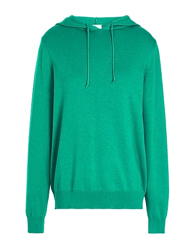 8 by YOOX Jumper Green 70% Organic cotton, 20% Polyamide, 10% Silk