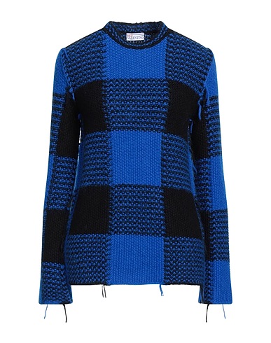 REDValentino Pullover Blu china 39% Acrilico, 29% Lana mohair, 22% Poliammide, 10% Poliestere