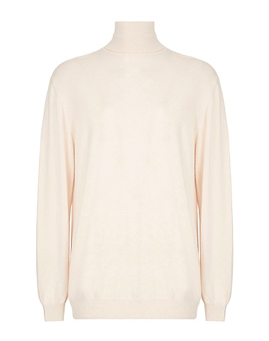 8 by YOOX Turtleneck WOOL BLEND PLAIN KNIT RELAXED FIT ROLLNECK Light pink 35% Recycled polyamide, 30% Lyocell, 30% Recycled wool, 5% Recycled cashmere