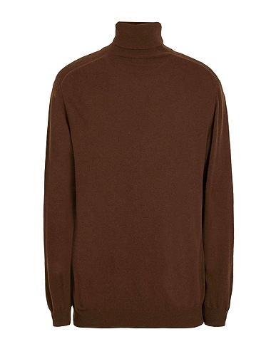 8 by YOOX Dolcevita WOOL BLEND PLAIN KNIT RELAXED FIT ROLLNECK Cioccolato 35% Poliammide riciclato, 30% Lyocell, 30% Lana riciclata, 5% Cachemire
riciclato