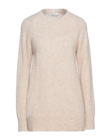 LANEUS Jumper Beige 50% Alpaca wool, 28% Polyamide, 22% Virgin Wool