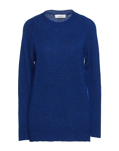 LANEUS Jumper Blue 50% Alpaca wool, 28% Polyamide, 22% Virgin Wool