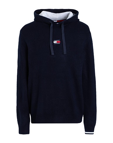 TOMMY JEANS Jumper Midnight blue 77% Acrylic, 19% Polyester, 4% Elastane