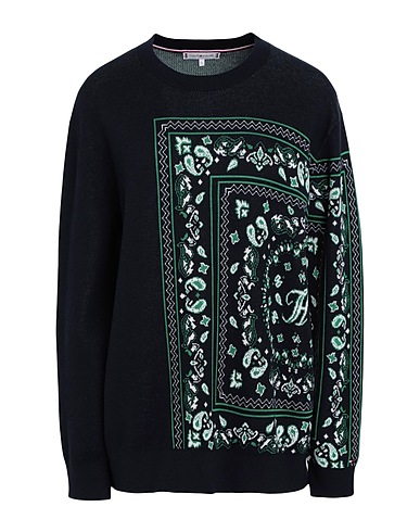 TOMMY HILFIGER Pullover Nachtblau 68% Baumwolle, 32% Viskose