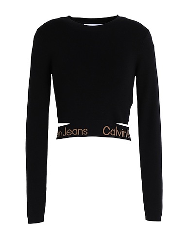 CALVIN KLEIN JEANS Jumper Black 80% Lyocell, 20% Polyamide
