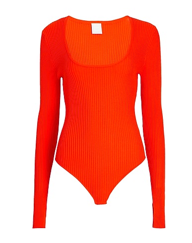 8 by YOOX TOPWEAR Orange 72% Viscose, 28% Recycled polyester
