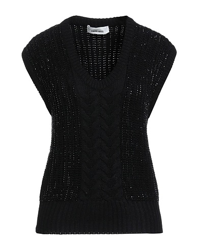 CIRCUS HOTEL Jumper Black 50% Wool, 50% Polyamide