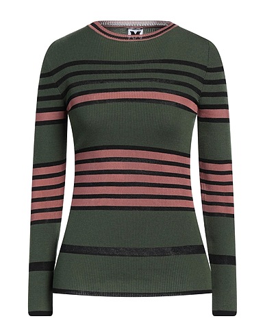 M MISSONI Jumper Military green 73% Wool, 18% Viscose, 5% Cotton, 4% Polyamide