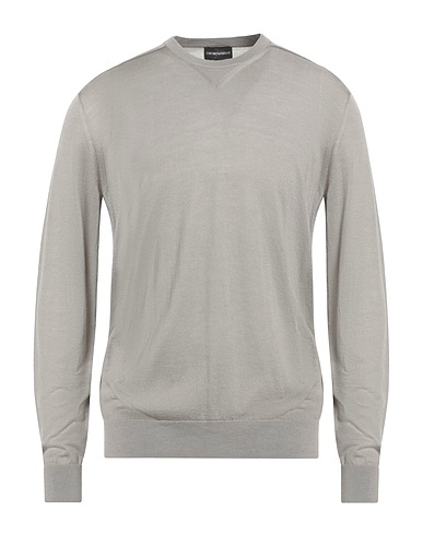 EMPORIO ARMANI Sweater Grey 60% Virgin Wool, 40% Lyocell, Polyamide, Elastane